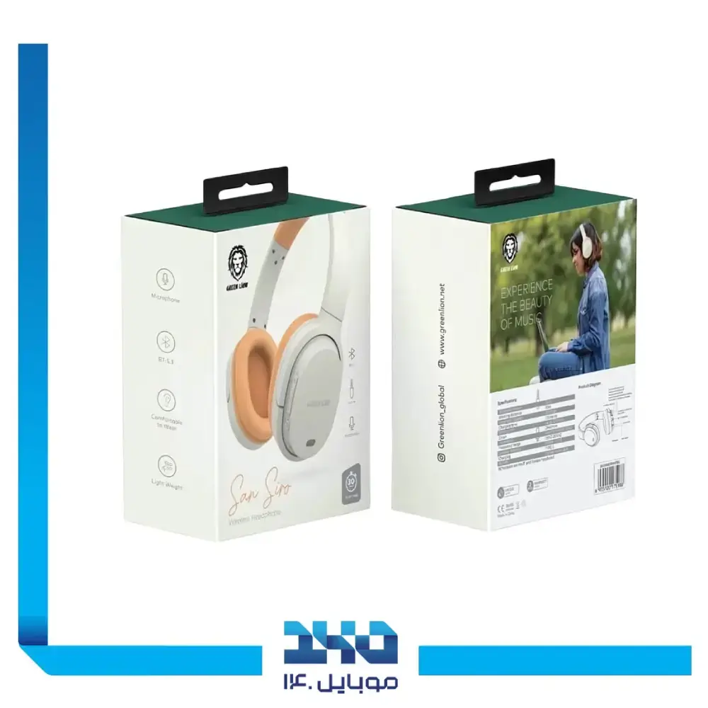 هدفون بلوتوثی گرین لاین مدل San Siro