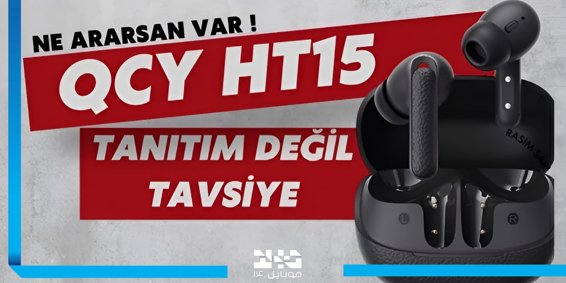 هندزفری بلوتوثی کیو سی وای  QCY Buds ANC HT15 Bluetooth Handsfree