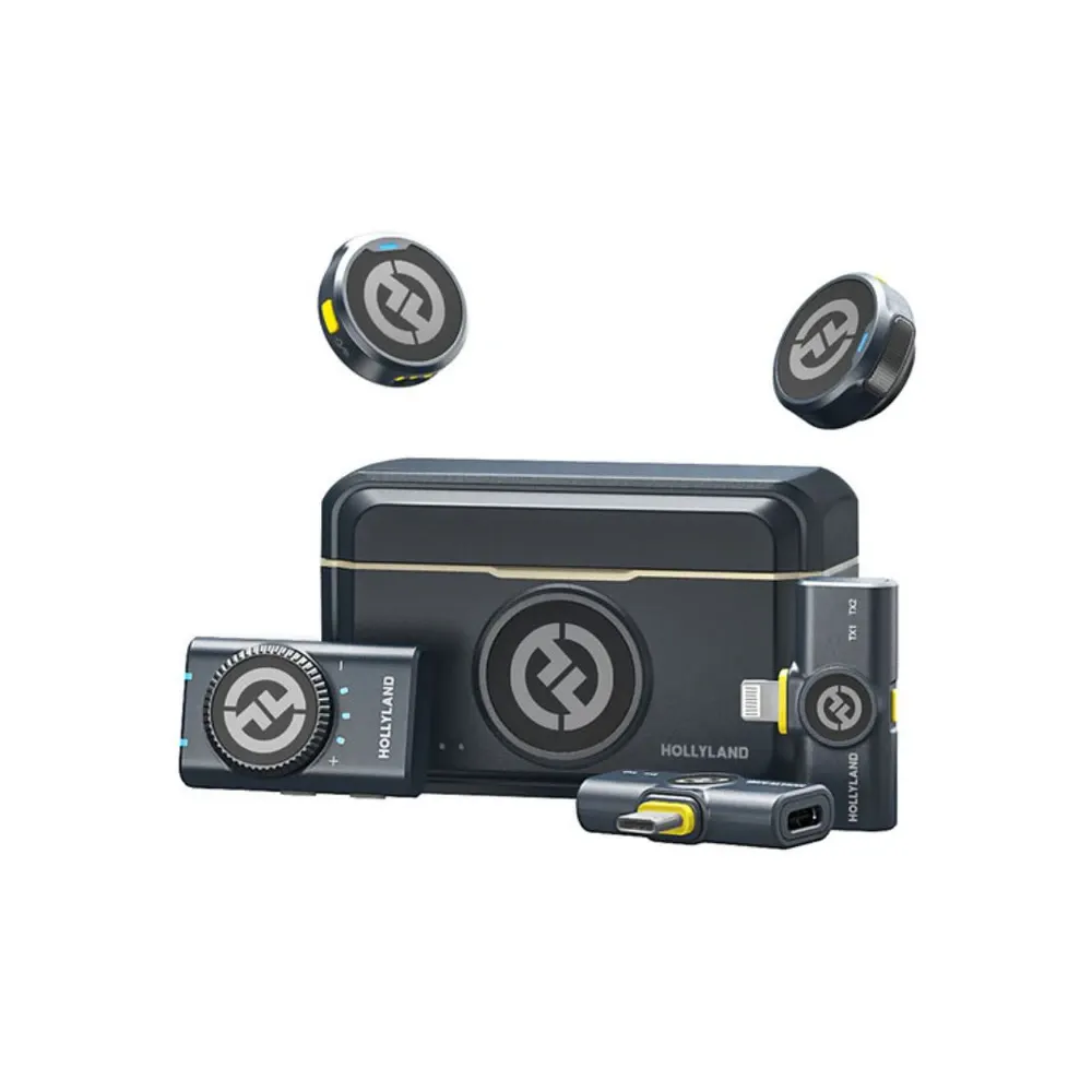 میکروفون بی‌سیم هالی لند مدل Lark M2 Duo Combo - دارای 2 فرستنده و 1 گیرنده