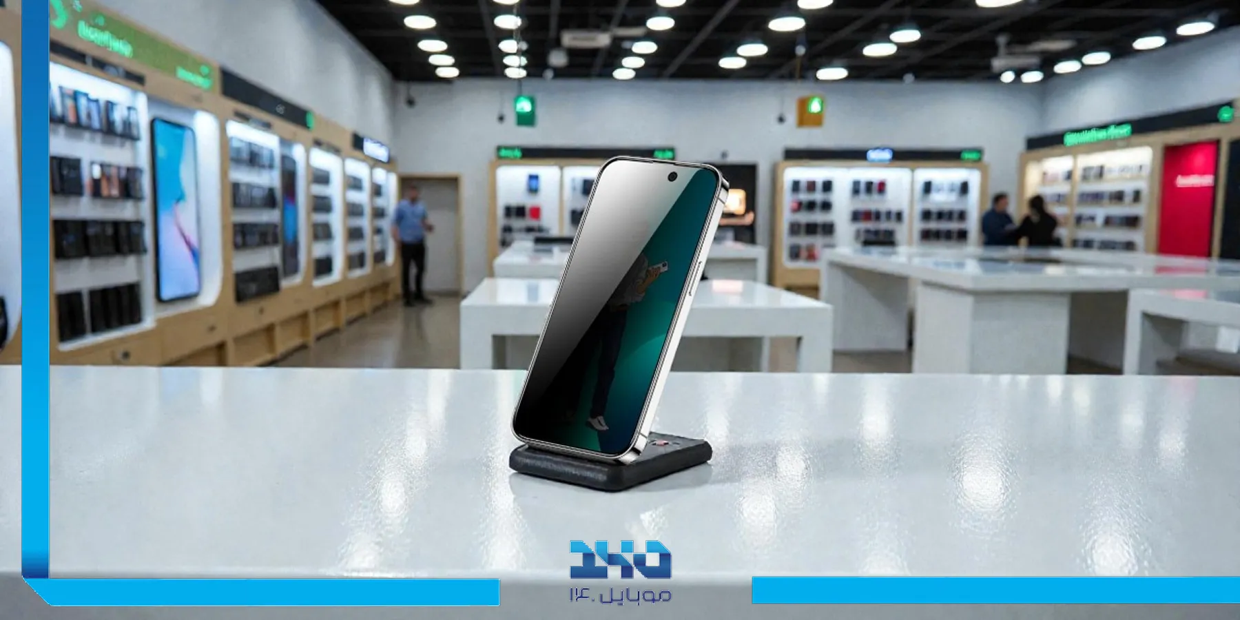 آشنایی با گلس پرایوسی گوشی آیفون 14 پلاس گرین لاین 9H Steve