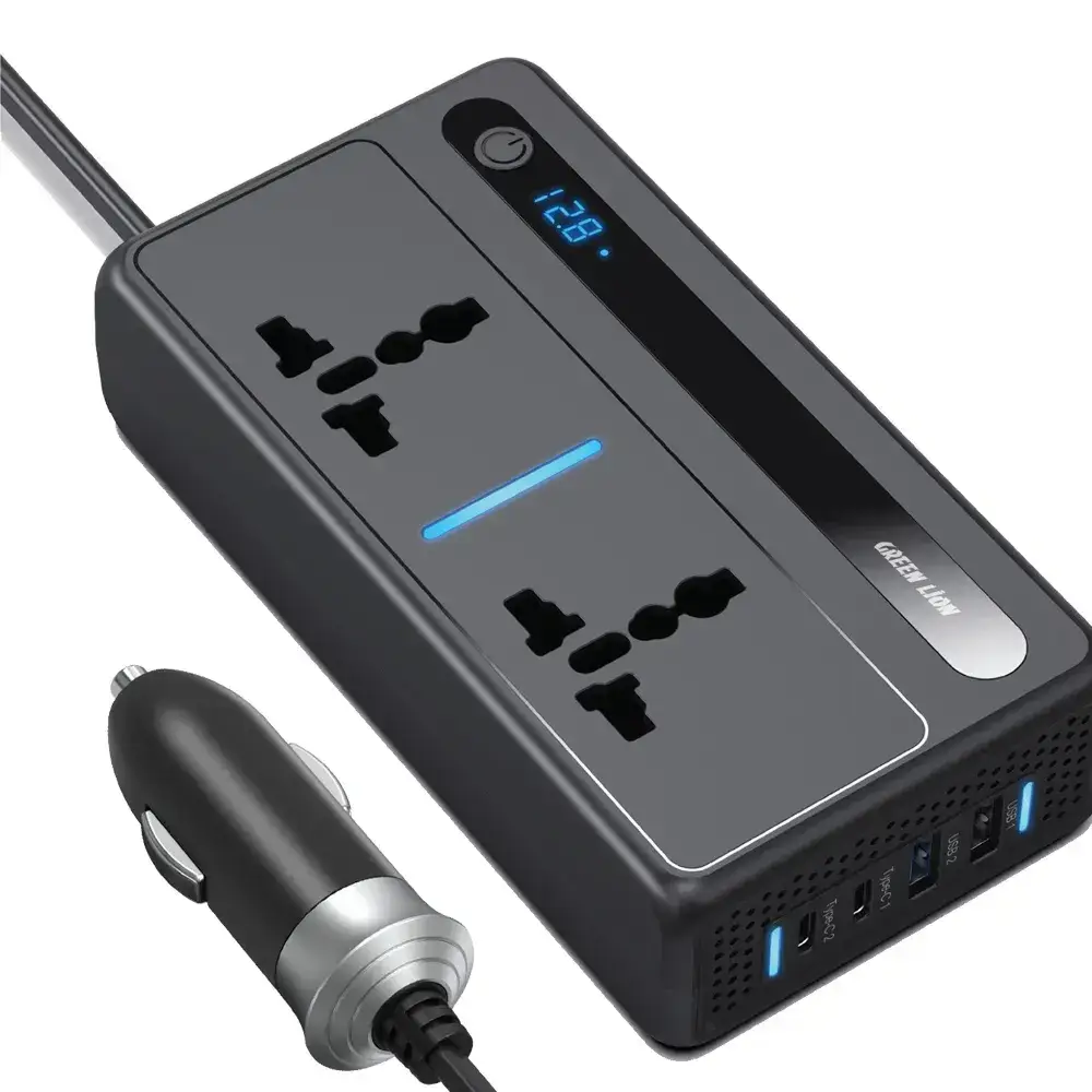 شارژر فندکی 200 وات گرین لاین مدل GC-250