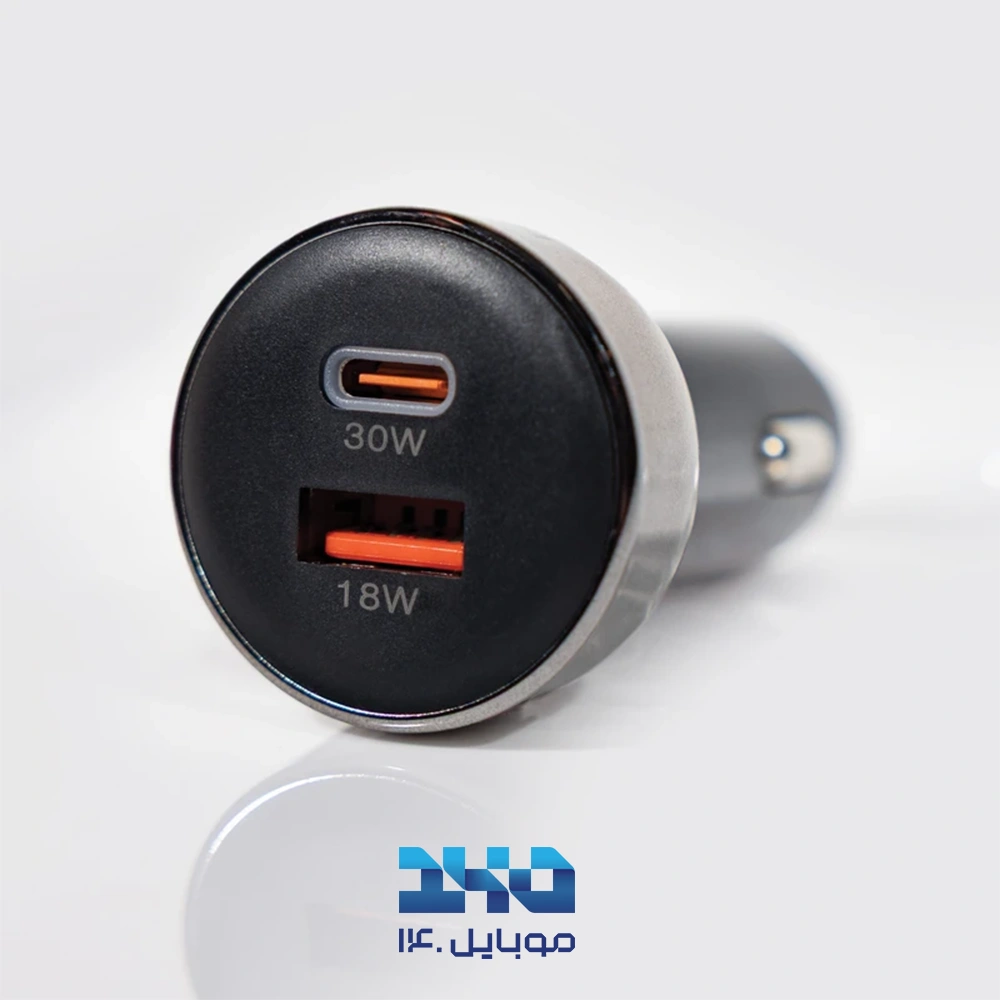 شارژر فندکی 30 وات هیسکا مدل HCC-307