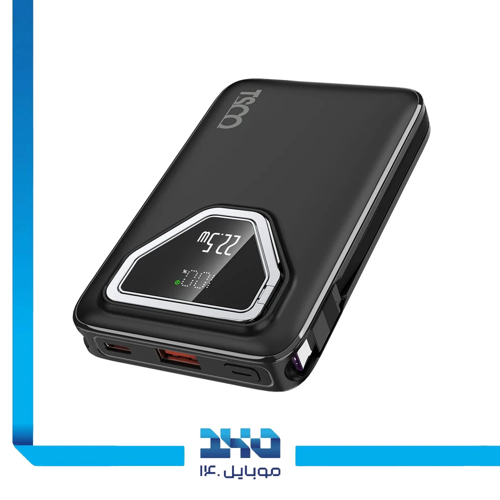 پاوربانک تسکو 10000 میلیآمپرساعت مدل (TP1012W)