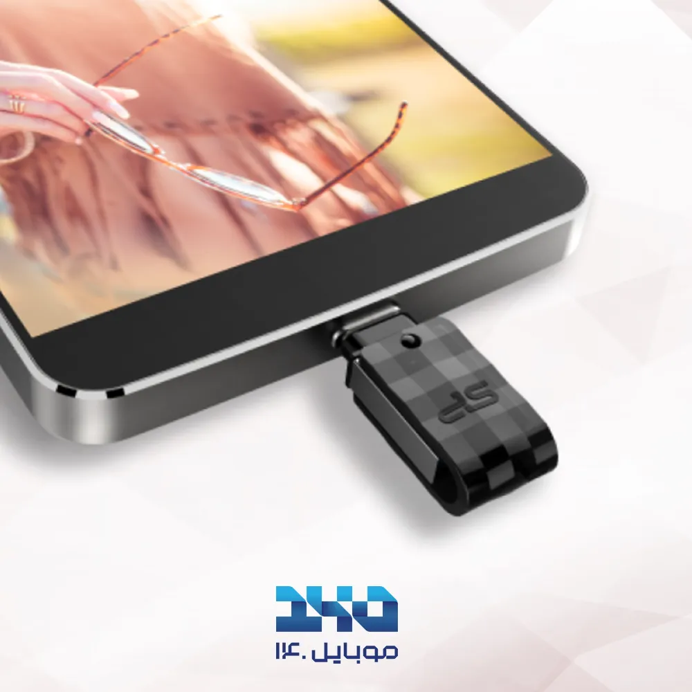 فلش مموری سیلیکون پاور مدل Mobile C31 ظرفیت 64 گیگابایت
