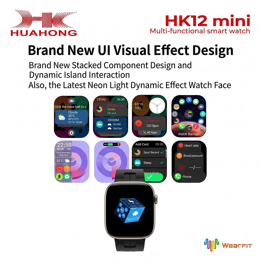 ساعت هوشمند هواهونگ HK12 Mini سایز 41 میلیمتر
