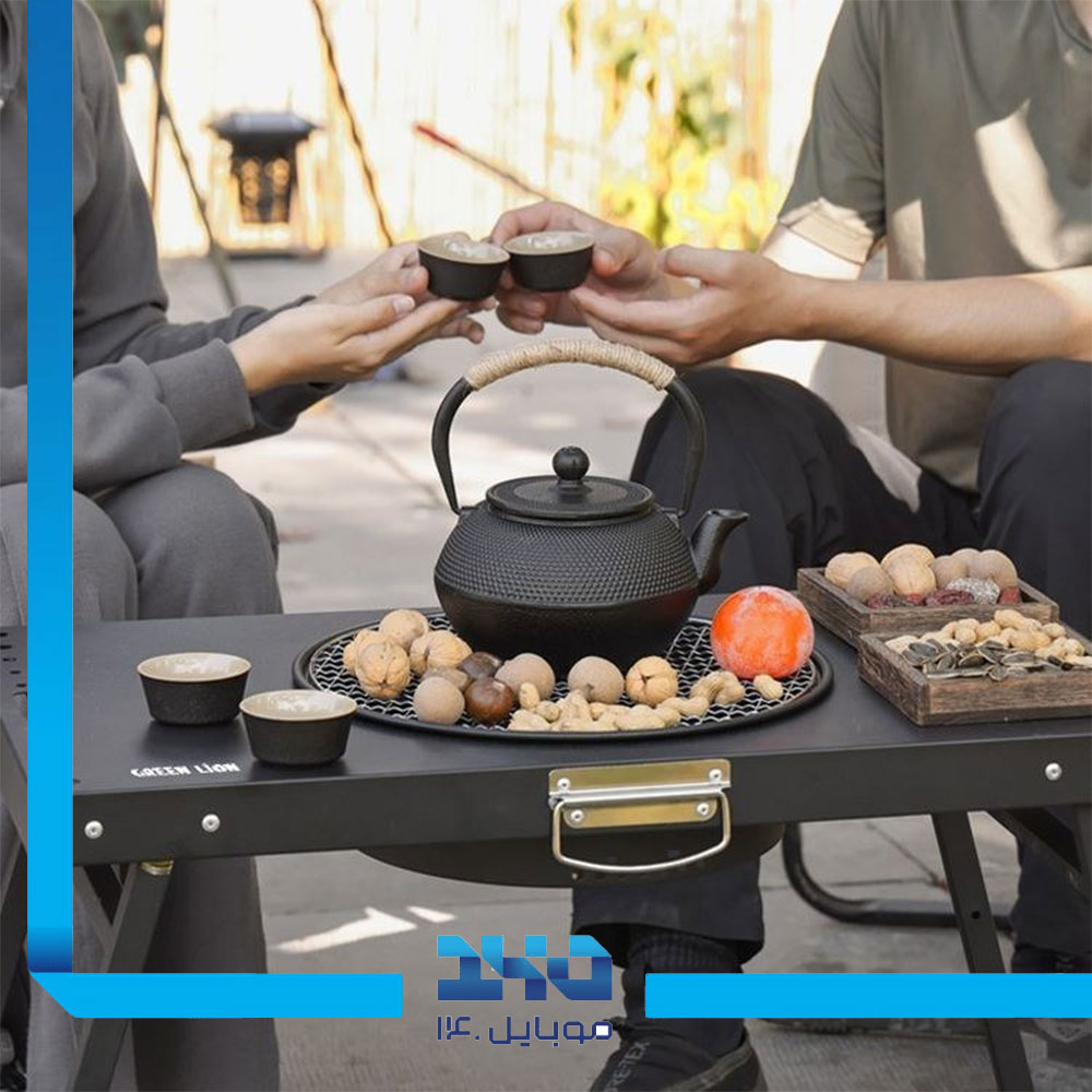 باربیکیو ذغالی کمپینگ گرین لاین مدل Portable BBQ Table