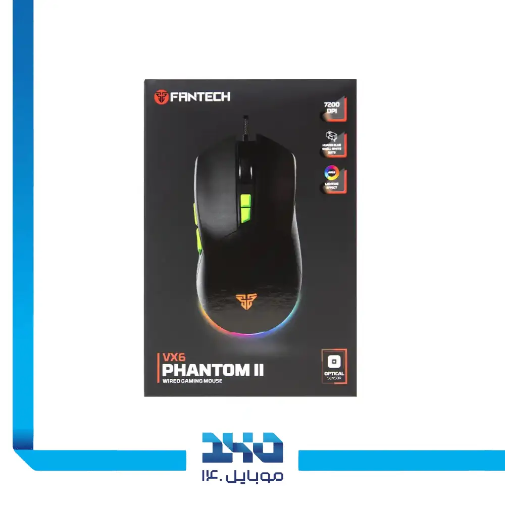 ماوس گیمینگ فنتک مدل Phantom II VX6