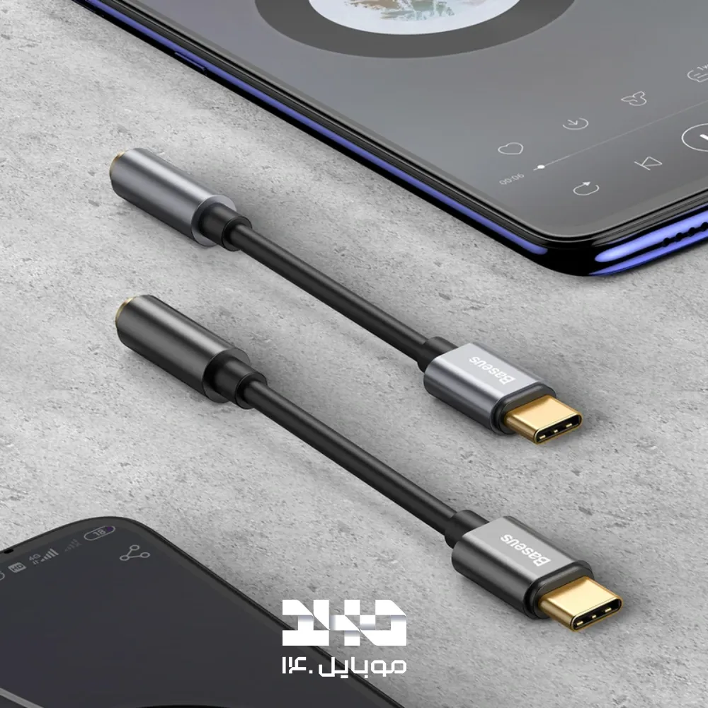 مبدل USB-C به AUX بیسوس مدل CATL54-01