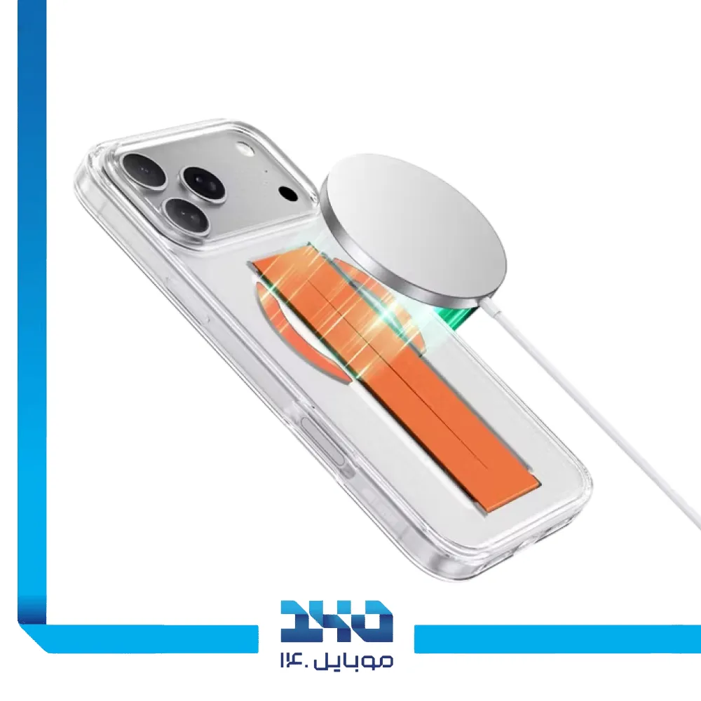 قاب گوشی آیفون 17 پرو مدل Green Lion Grip 360 MagSafe مات