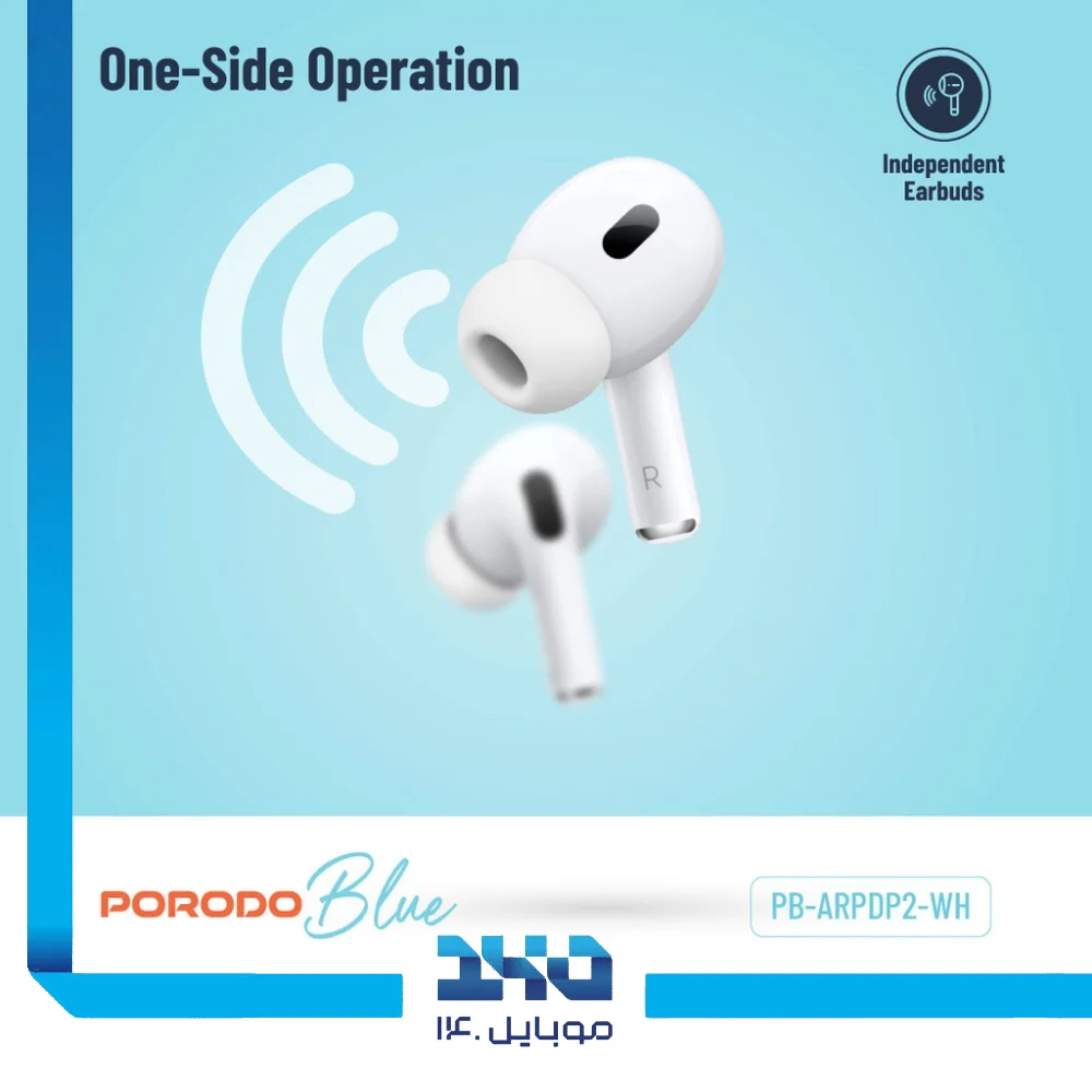هندزفری بیسیم پرودو مدل (Blue Deep Bass Earbuds Pro 2)