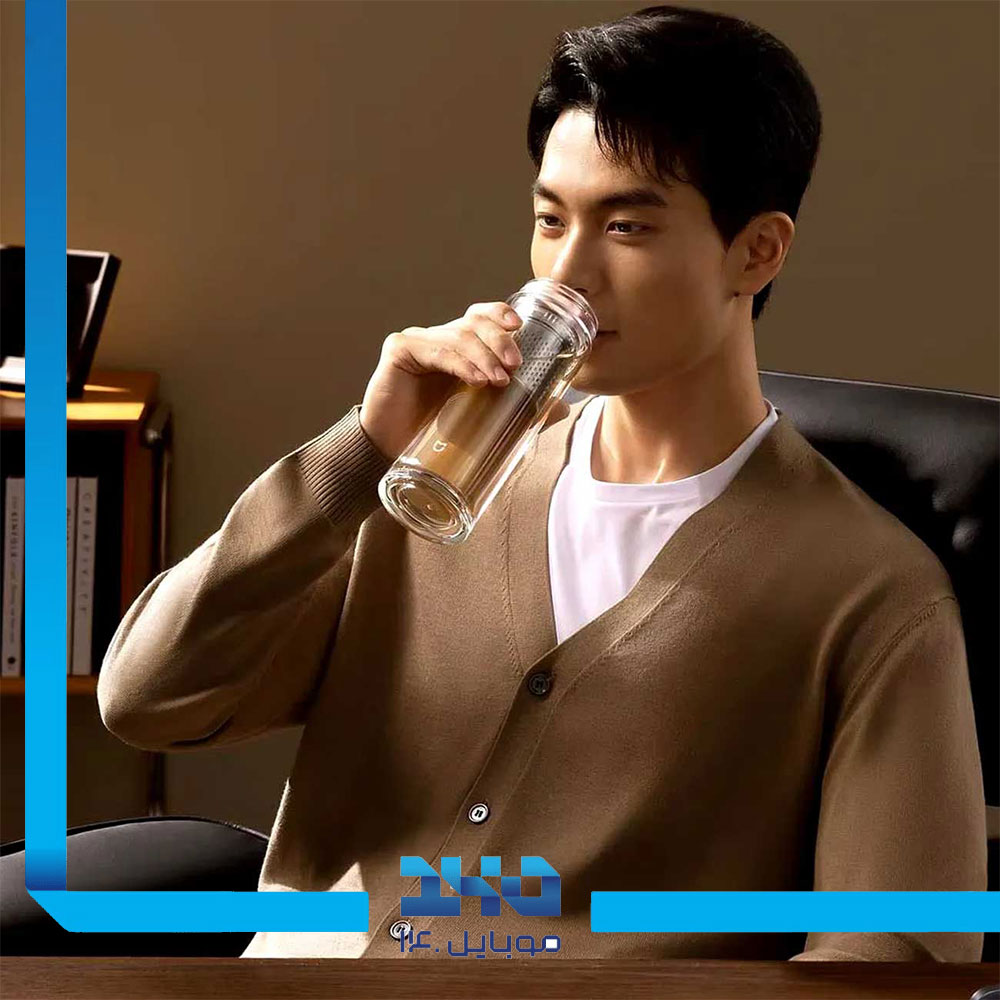 فلاسک شیشه ای دو جداره شیائومی مدل Mijia MJBLB01PL ظرفیت 400 میلی متر