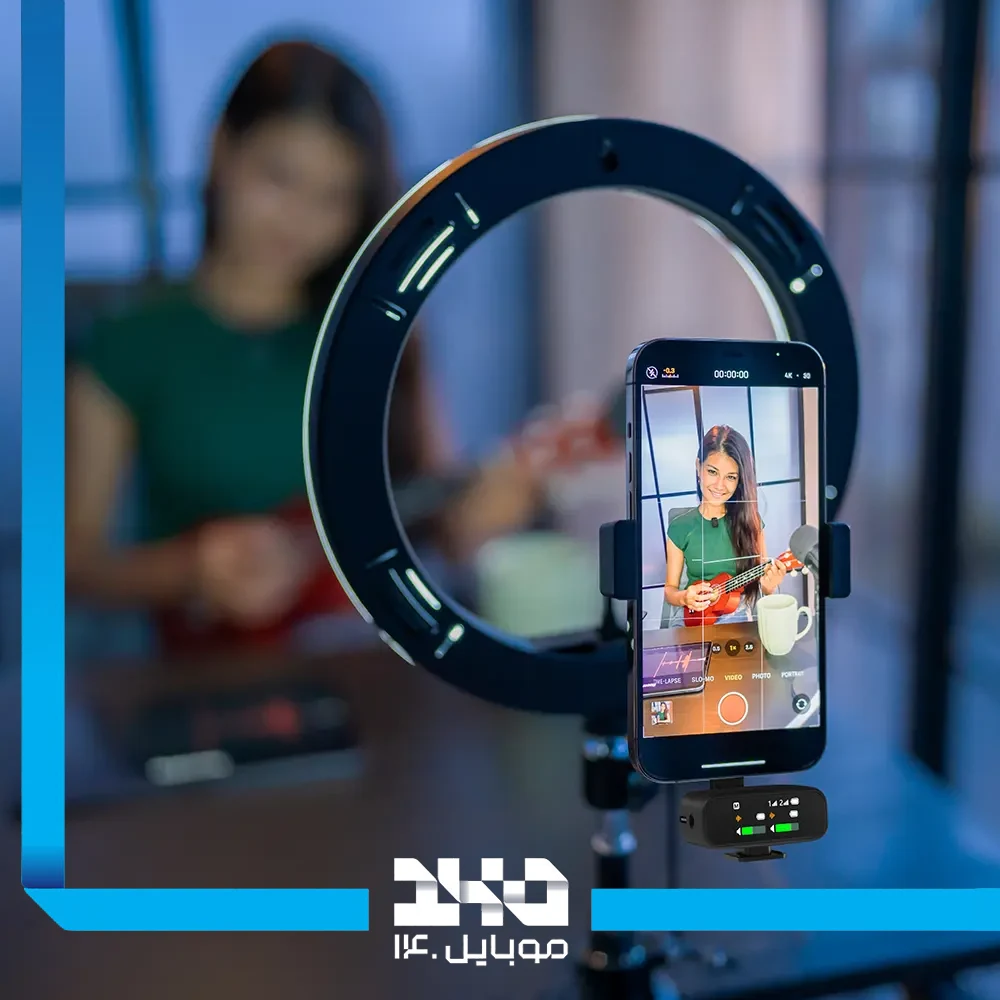 میکروفون پاورولوژی مدل Pure Q1 AI Noise-Cancelling