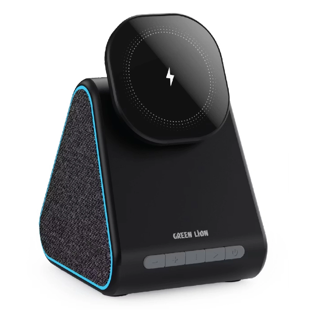 شارژر وایرلس گرین لاین مدل Mag Trio Speaker, Charger, Phone Stand