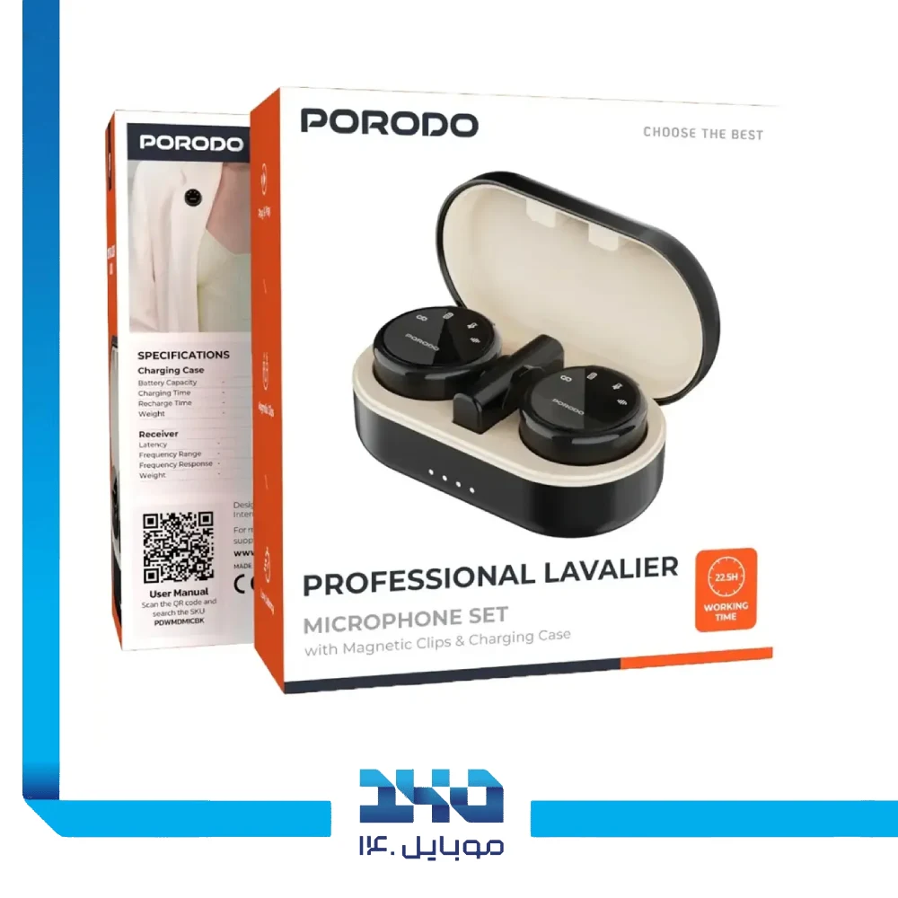 میکروفون یقه ای پرودو مدل PDWMDMICBK