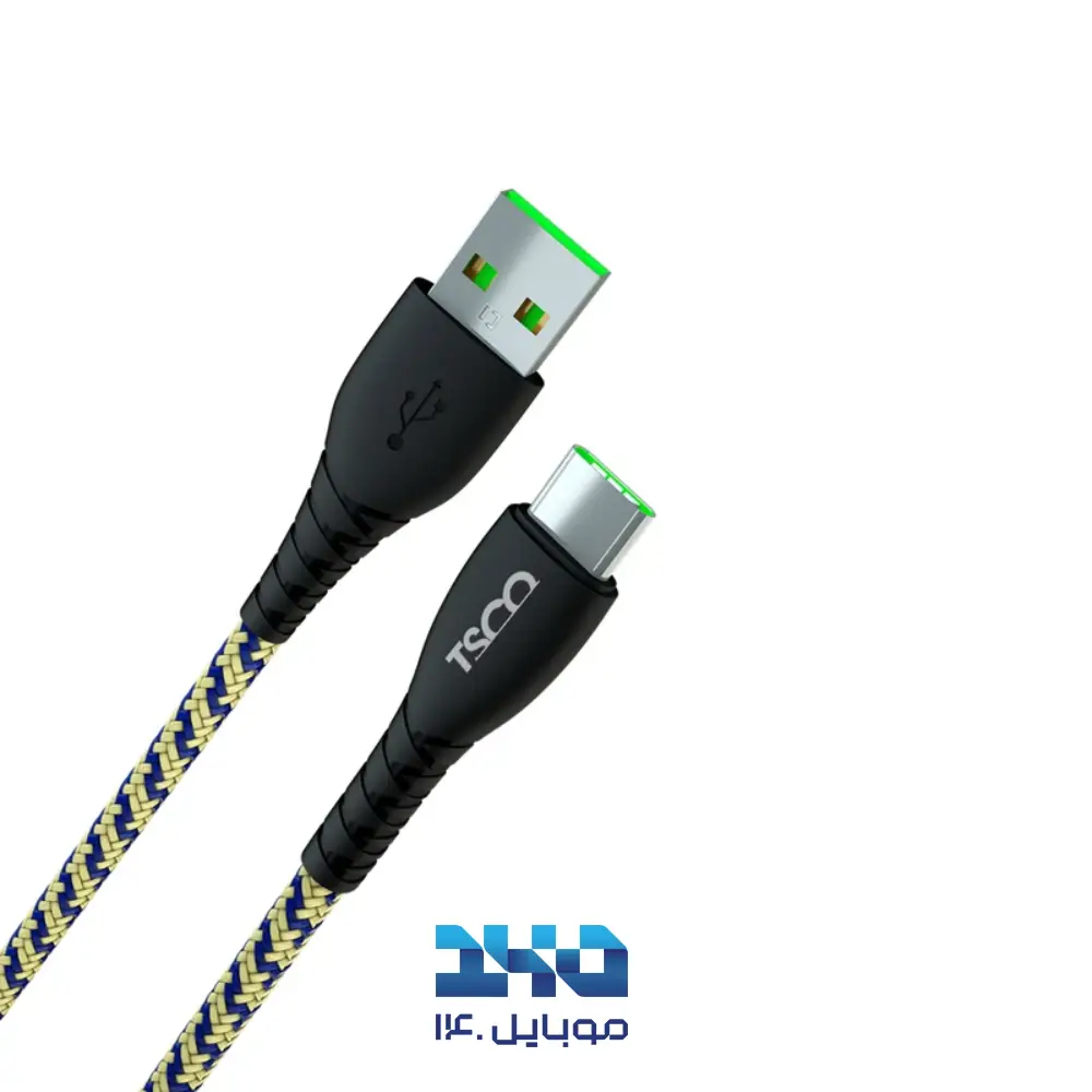 کابل تبدیل USB به USB-C تسکو مدل TCC 203 طول 1 متر‎