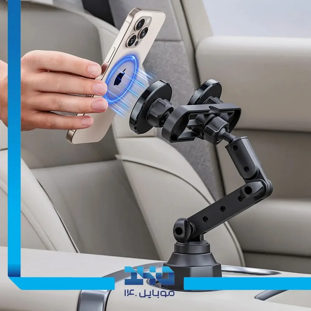 پایه نگهدارنده موبایل داخل جالیوانی خودرو گرین لاین Duo Magflex