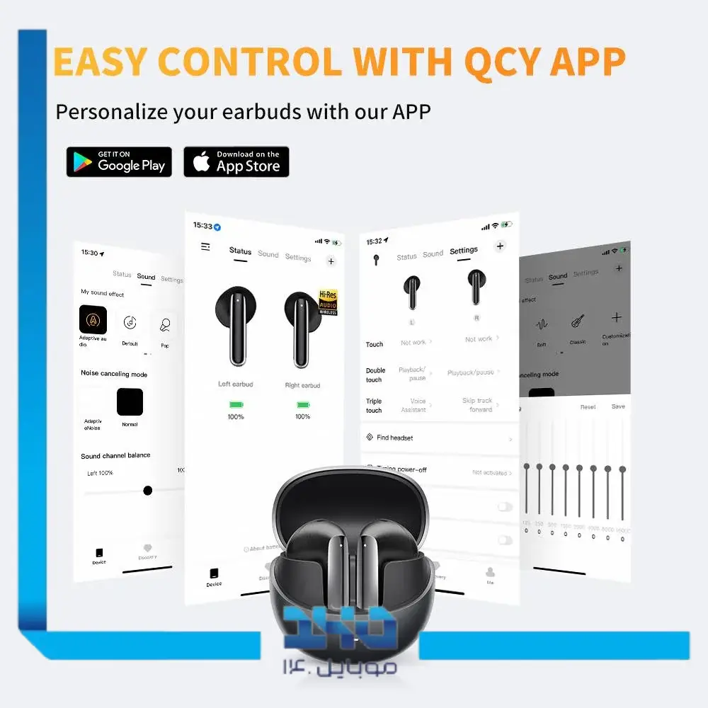 هدفون بلوتوثی کیو سی وای مدل HT10 AilyBuds Pro