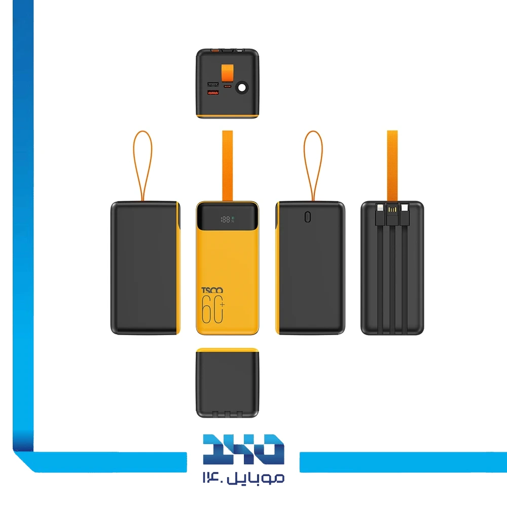 پاوربانک تسکو 60000mAh مدل (TP 6001)