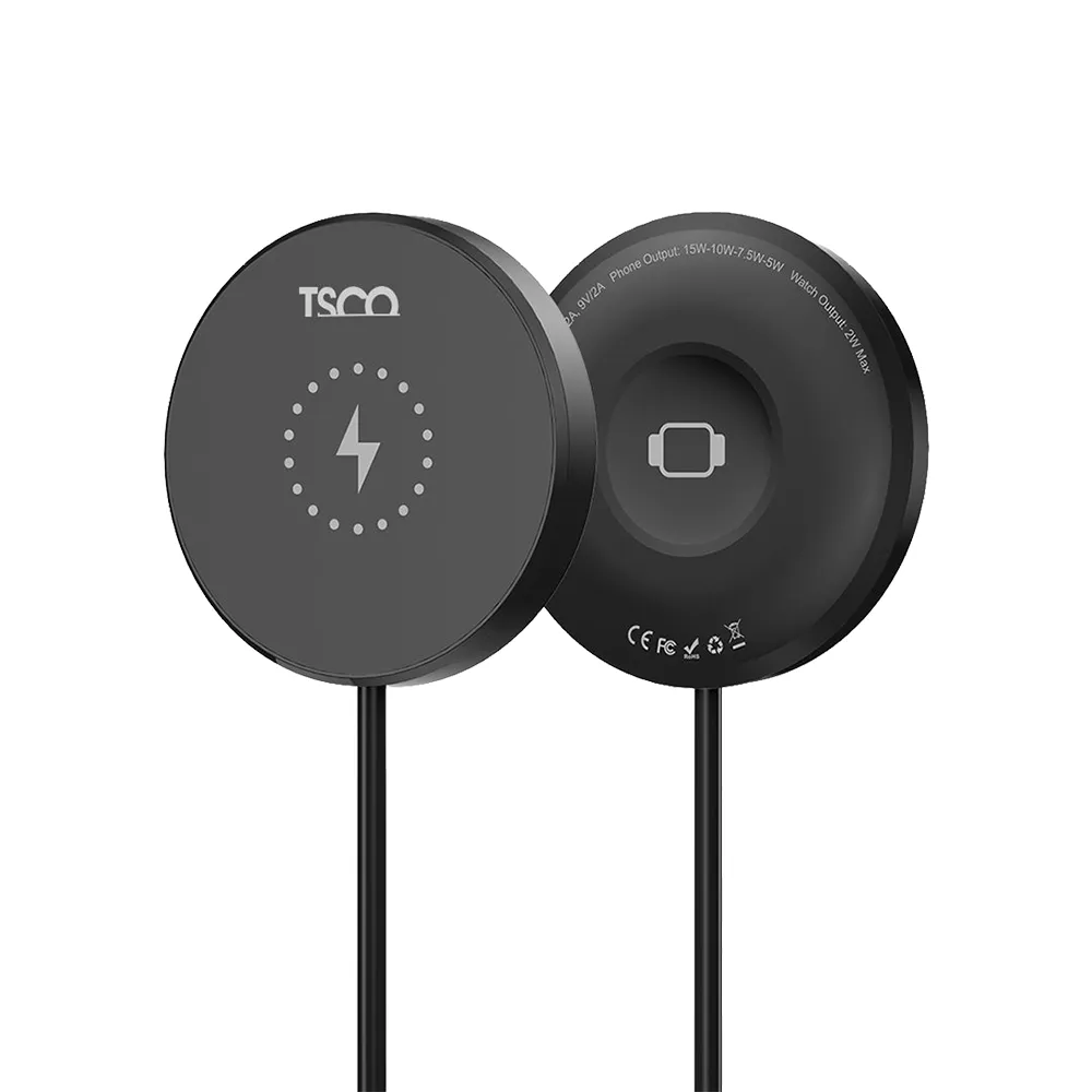 شارژر بی‌سیم 15 وات تسکو مدل (TTW 100)