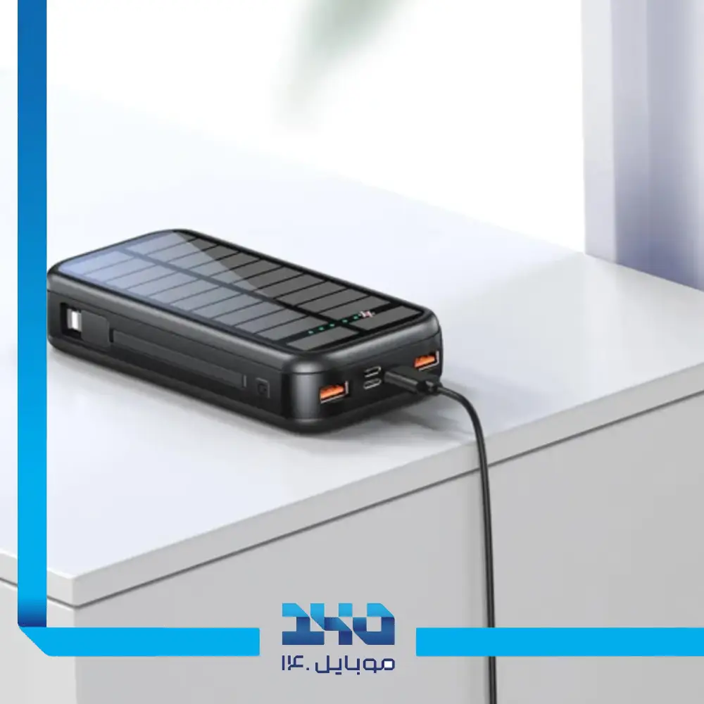 پاور بانک گرین لاین 16000 mAh مدل PD20W Solar 2