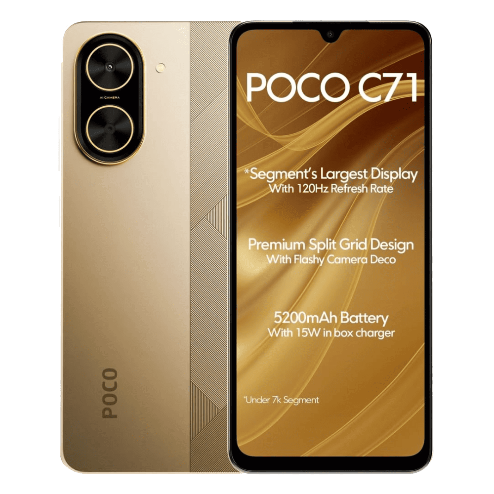گوشی موبایل شیائومی مدل Poco C71 ظرفیت 64 گیگابایت رم 3 گیگابایت