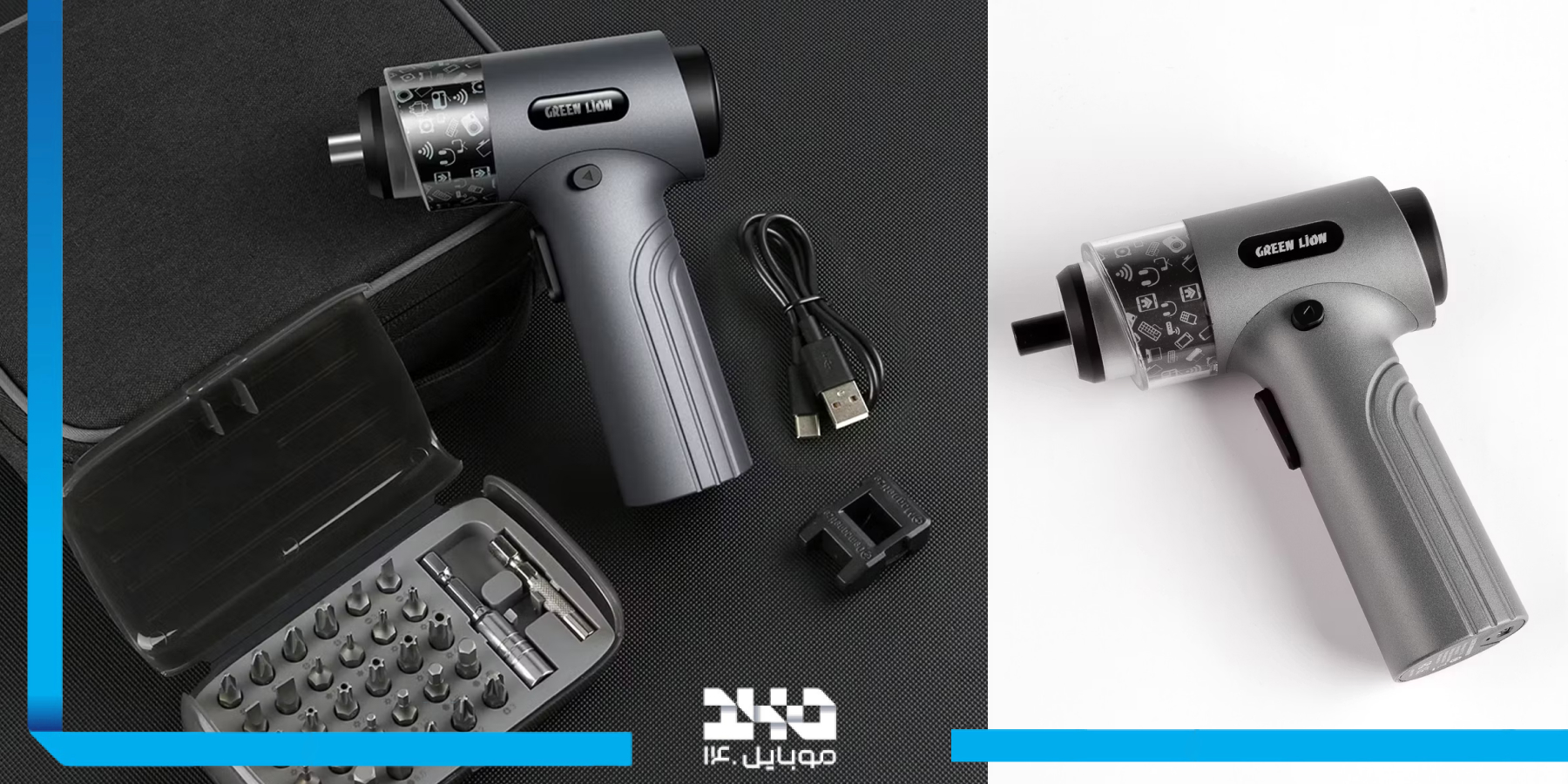 بررسی پیچ گوشتی شارژی گرین لاین GN35IN1ELSDGBK با 35 سری