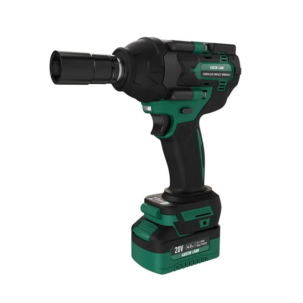 آچار بکس شارژی ضربه‌ای گرین لاین مدل (GIW-200)