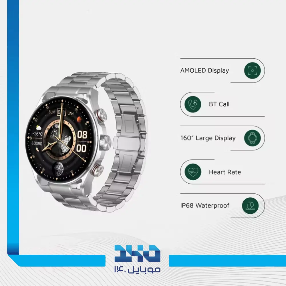 ساعت هوشمند گرین لاین مدل Chrono Pro