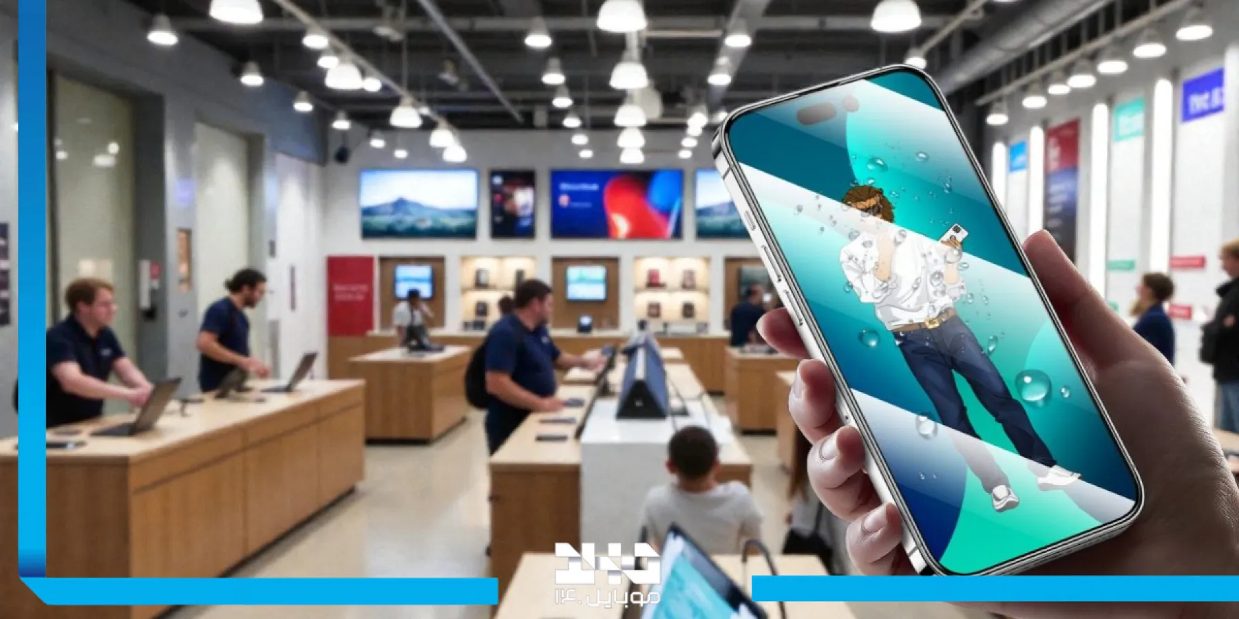 آشنایی با گلس تمام صفحه شفاف گوشی آیفون 14 پرو مکس گرین لاین 9H Steve