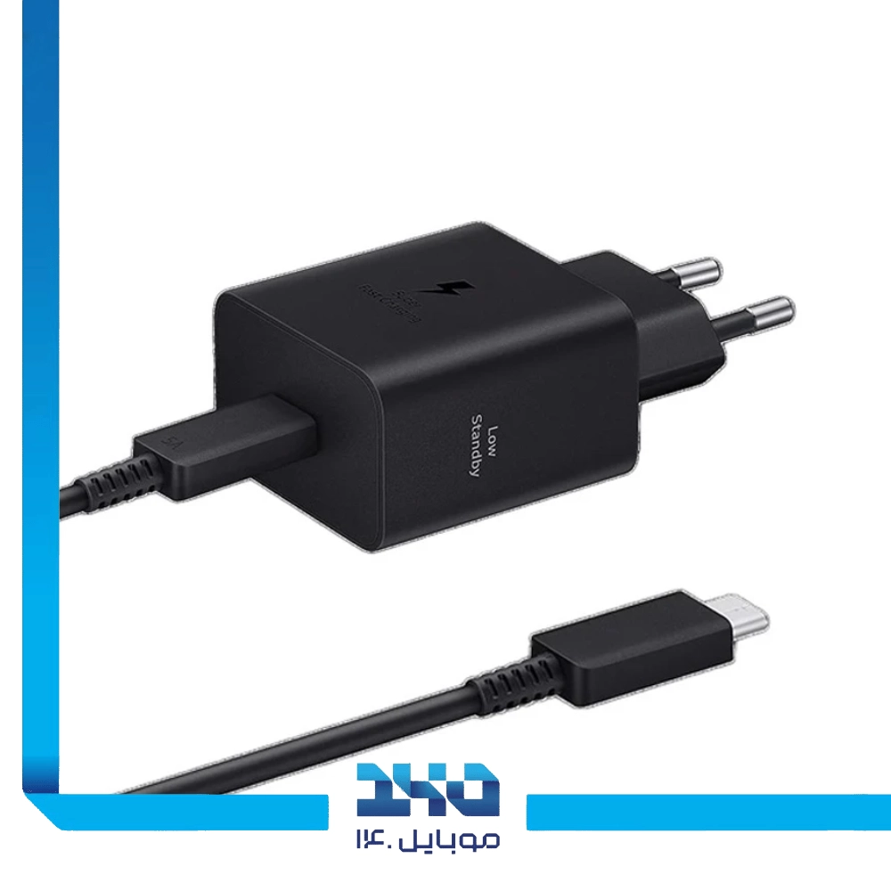 شارژر دیواری 45 وات سامسونگ مدل EP-T4511 با کابل تایپ سی - اورجینال