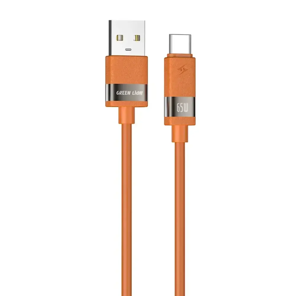 کابل تبدیل USB-A به USB-C گرین لاین مدل (Matte Silicone)