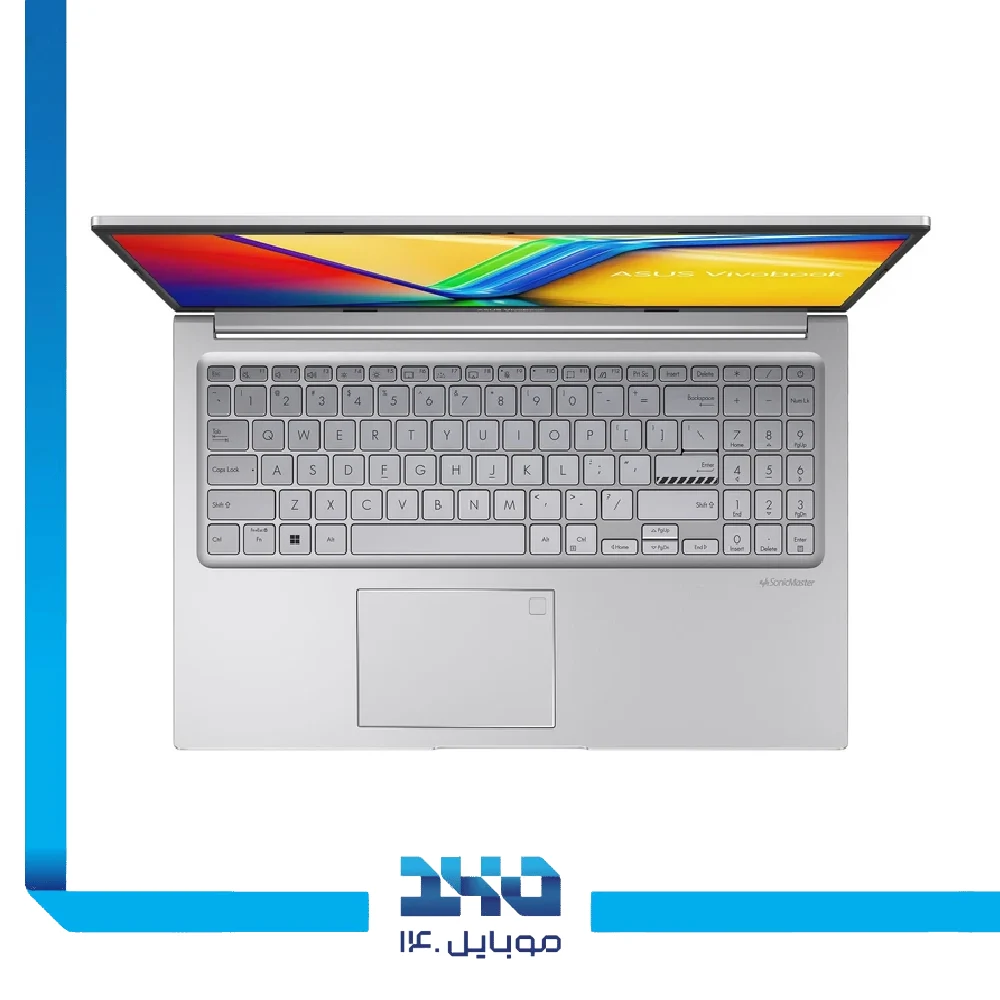 لپ تاپ ایسوس 15.6 اینچ مدل Vivobook A1504VA i5-1334U-8GB-512GB-Intel Iris Xe ( حسگر اثرانگشت و بکلایت)
