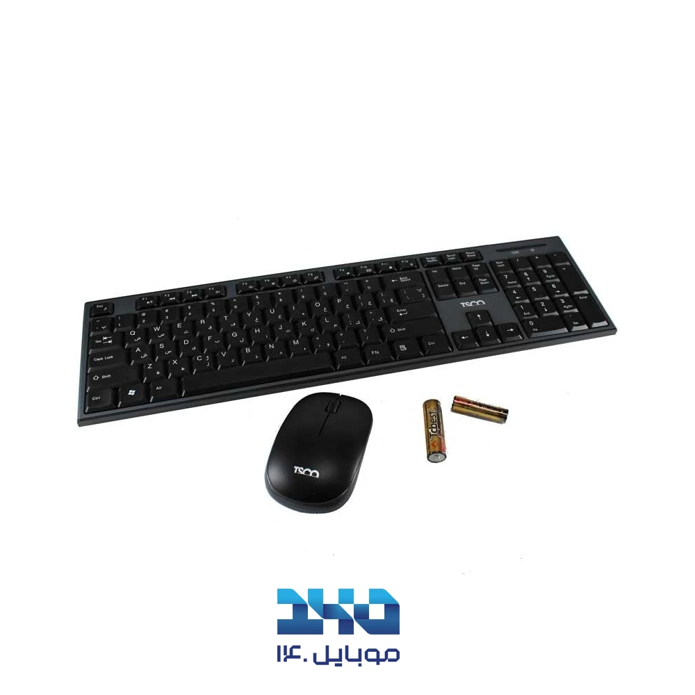 کیبورد و ماوس بیسیم تسکو مدل (TKM 7020W)