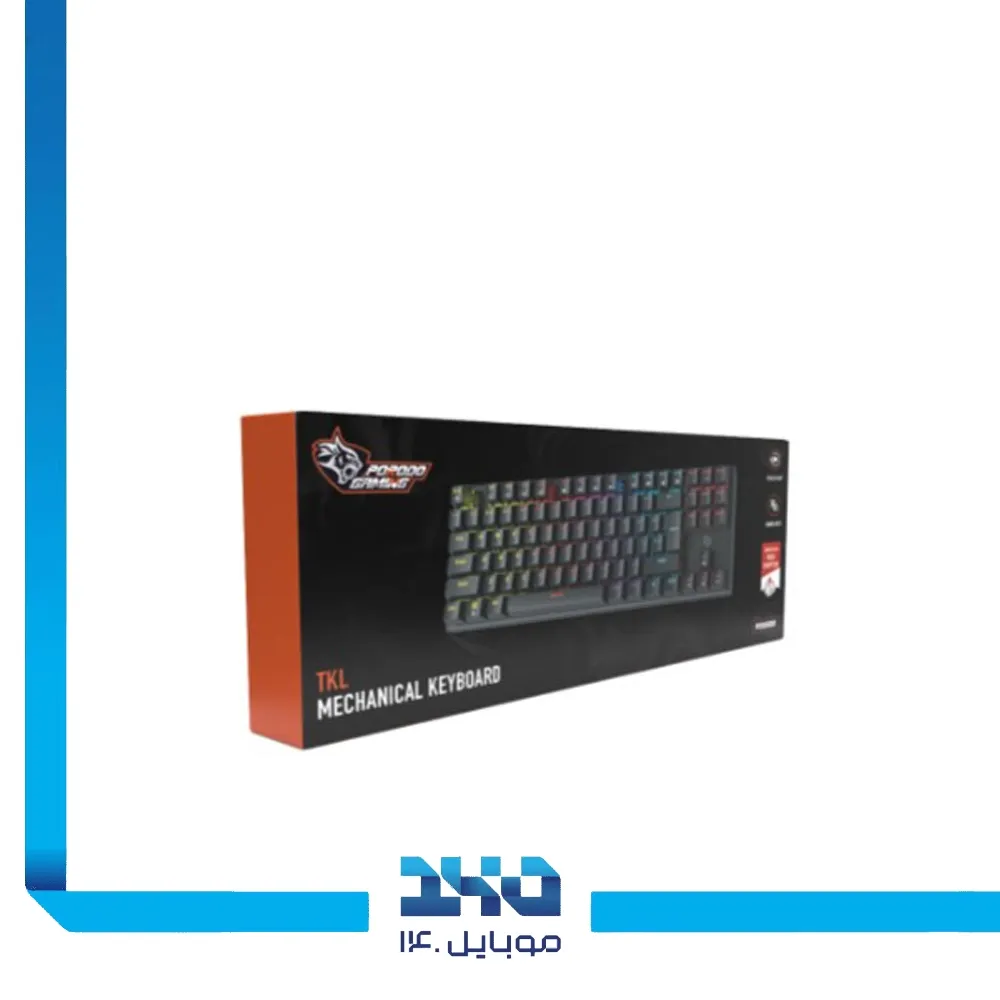 کیبورد مکانیکال گیمینگ پرودو TKL مدل (PDX222-WH)