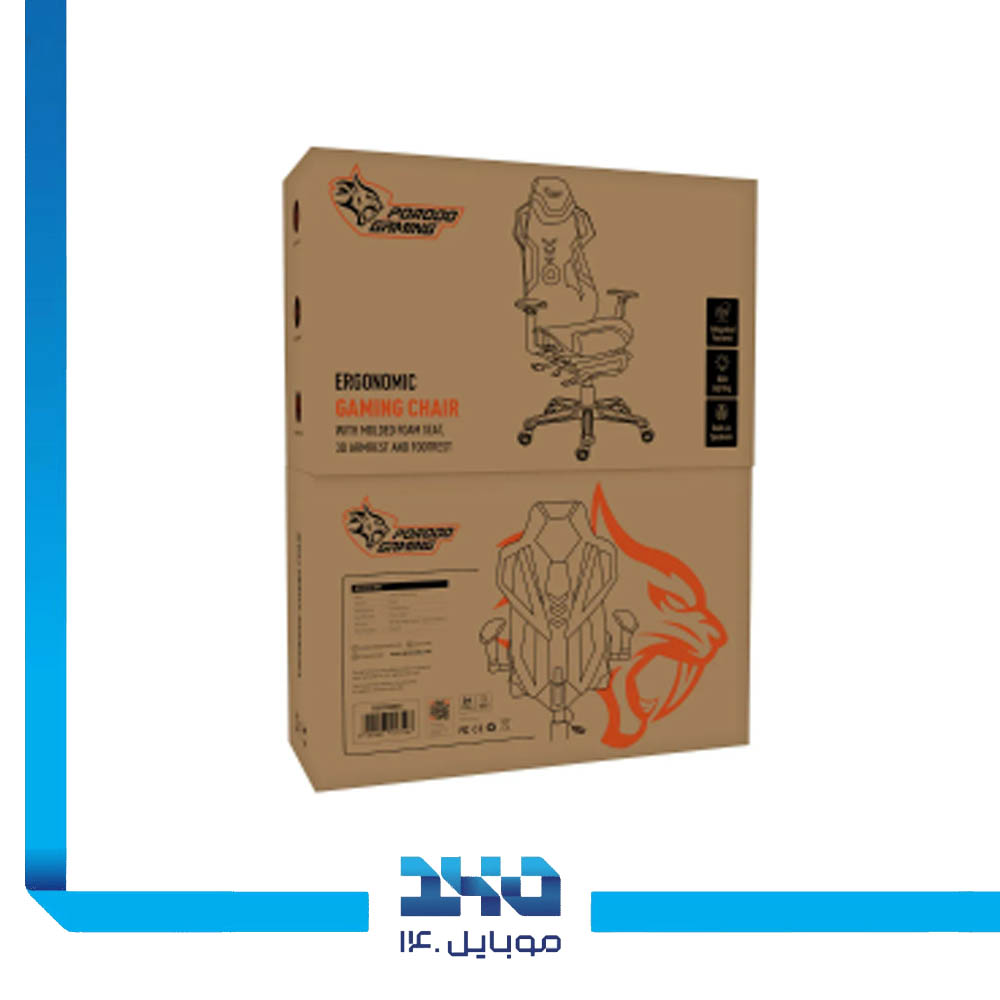 صندلی گیمینگ پرودو مدل (PDX370BKOG)