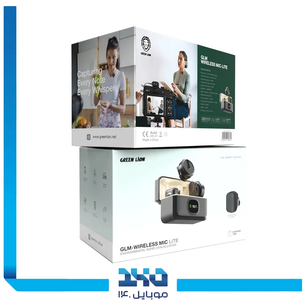 میکروفون بیسیم گرین لاین مدل GLM-Wireless Mic Lite