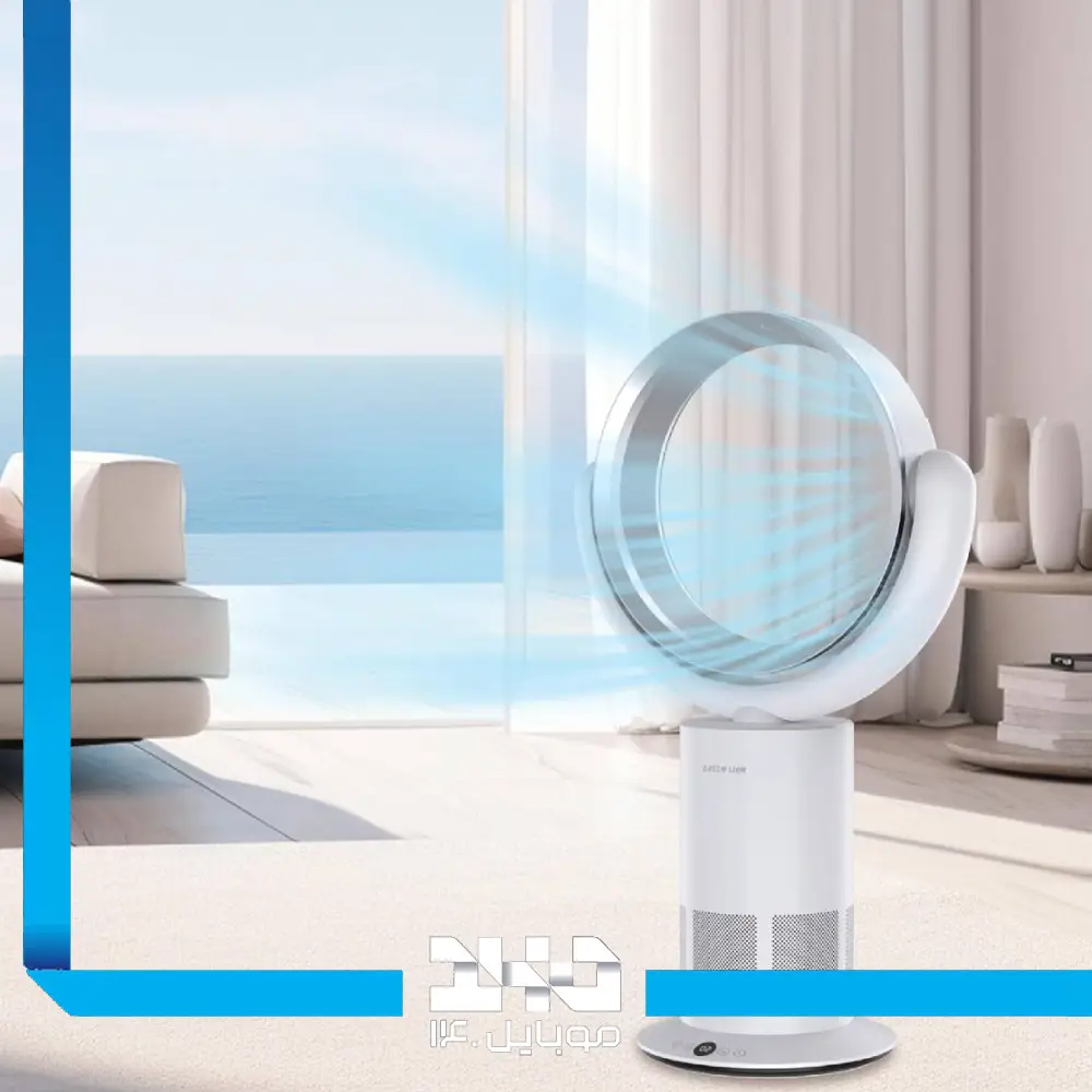 پنکه رو میزی گرین لاین مدل Air Ring Cooler Electric Bladeless