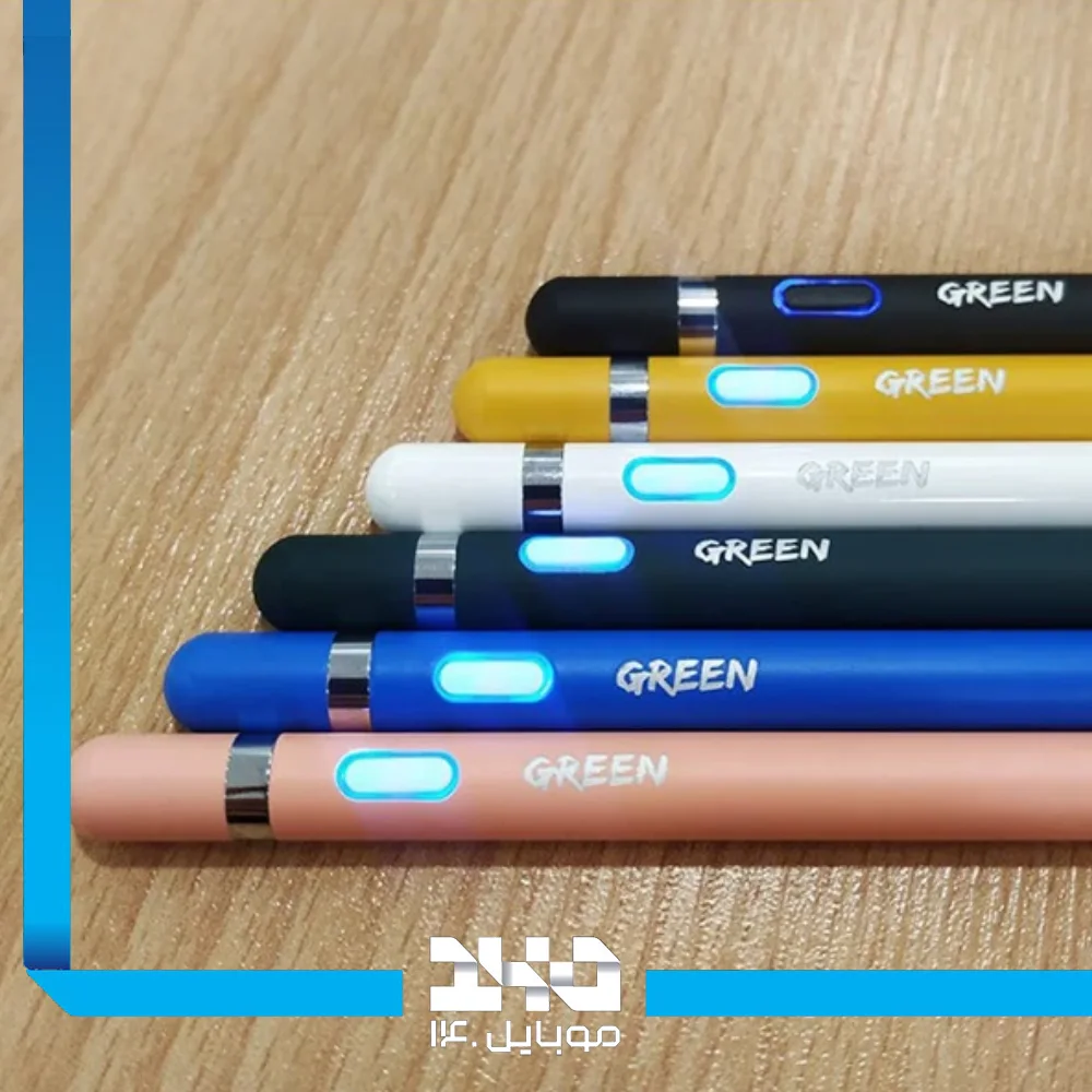 قلم لمسی گرین لاین مدل (Universal Touch Pen) با باتری 100mAh و نوک 1.45 میلیمتر
