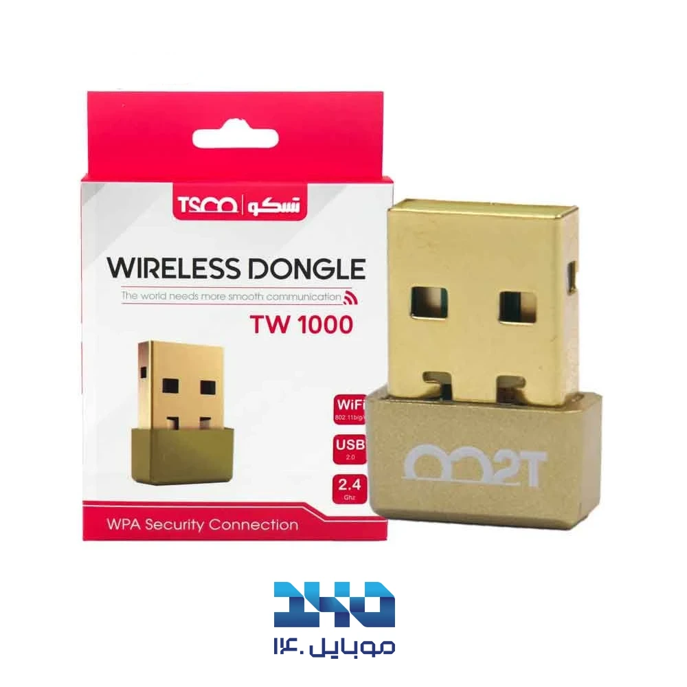 دانگل USB بی‌سیم تسکو مدل TW 1000