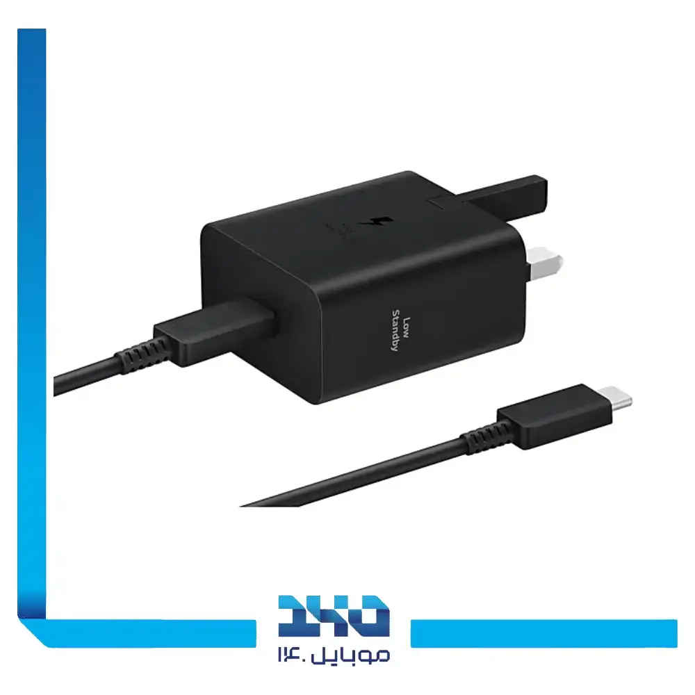 شارژر دیواری 45 وات سامسونگ مدل EP-T4511 به همراه کابل تایپ سی - اورجینال
