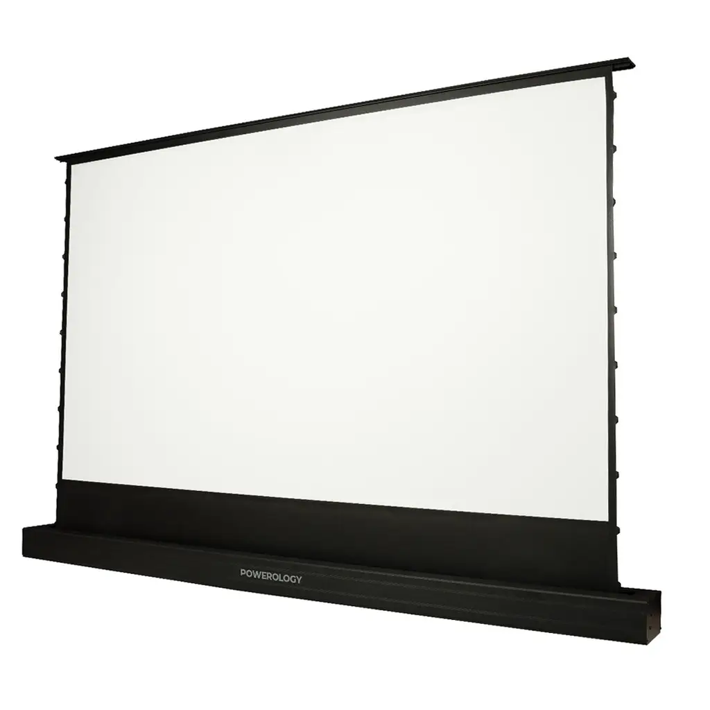 پرده نمایش پروژکتور پاورولوژی 100 اینچ مدل (P100MPS) Motorised Floor Projection Screen