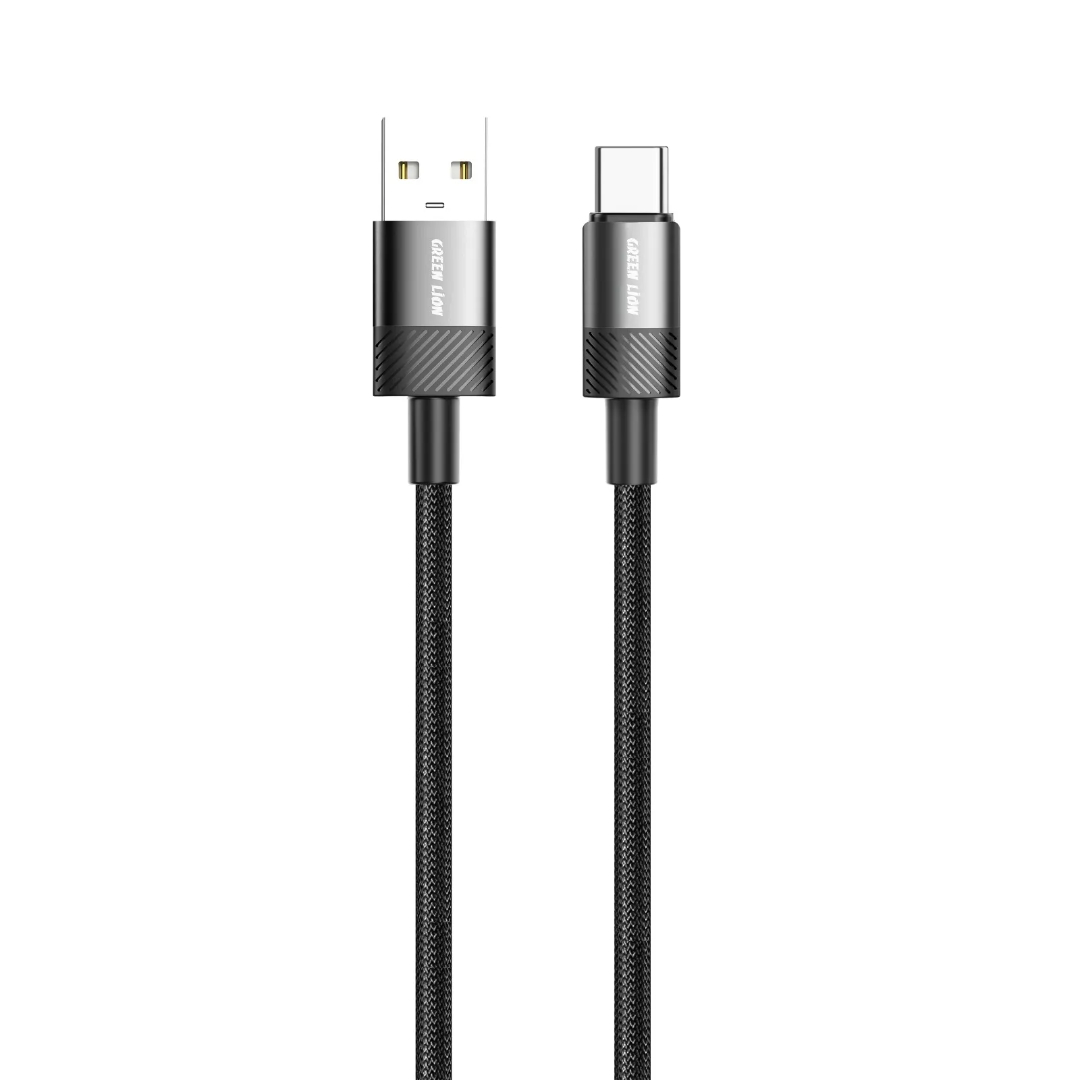 کابل شارژ گرین لاین مدل (Spark USB-A to USB-C) توان 18 وات