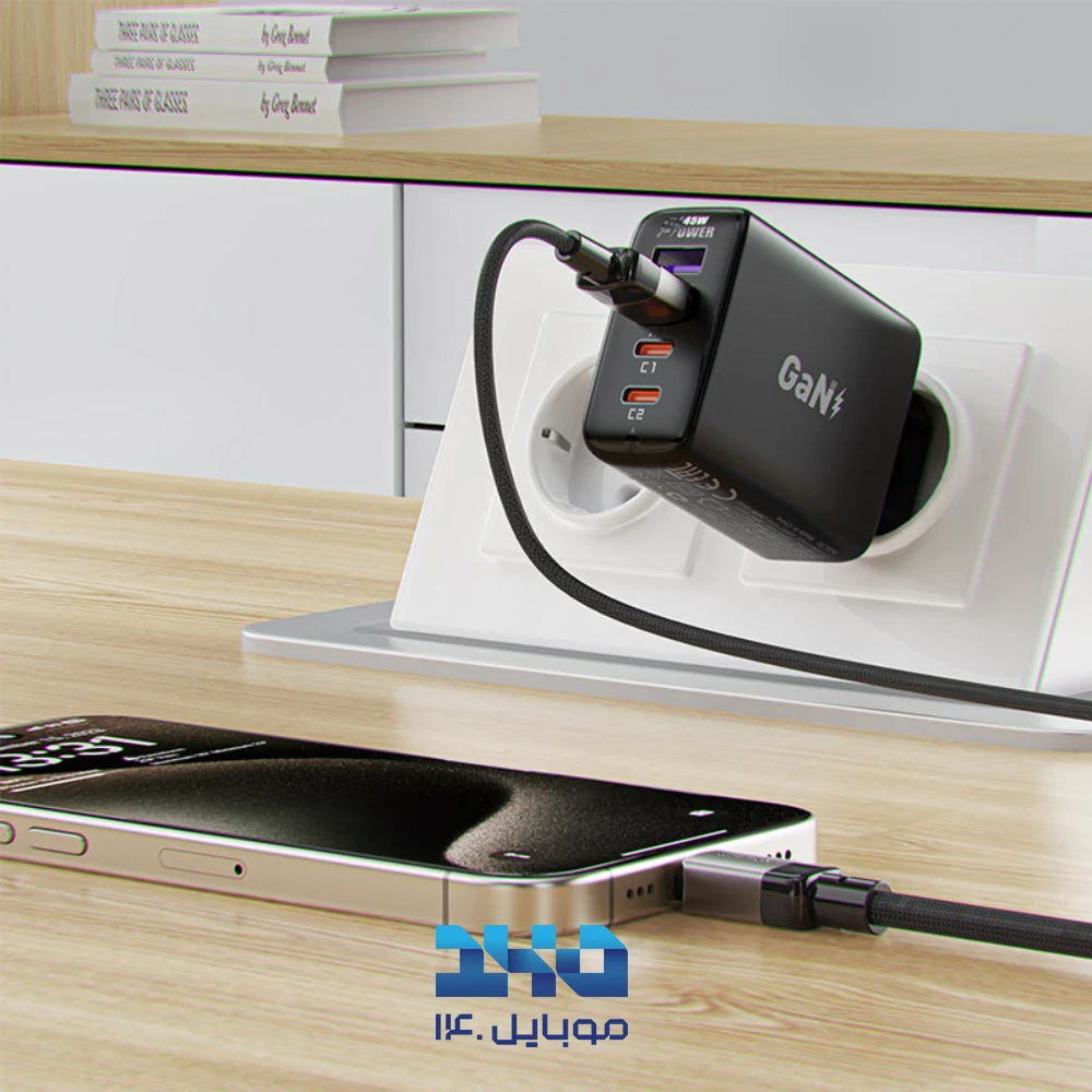 کابل تبدیل USB به USB-C ایس فست مدل C9-04 طول 1.2 متر