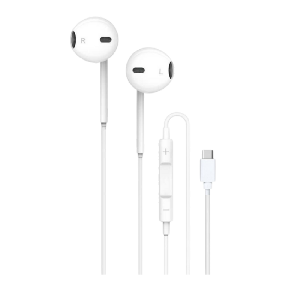 هندزفری سیمی گرین لاین مدل Stereo Earphone With Type-C Connector