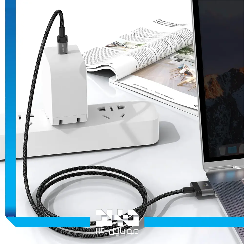 کابل تبدیل 140 وات USB-C به Magsafe3 گرین لاین مدل (Magnetic Charging)