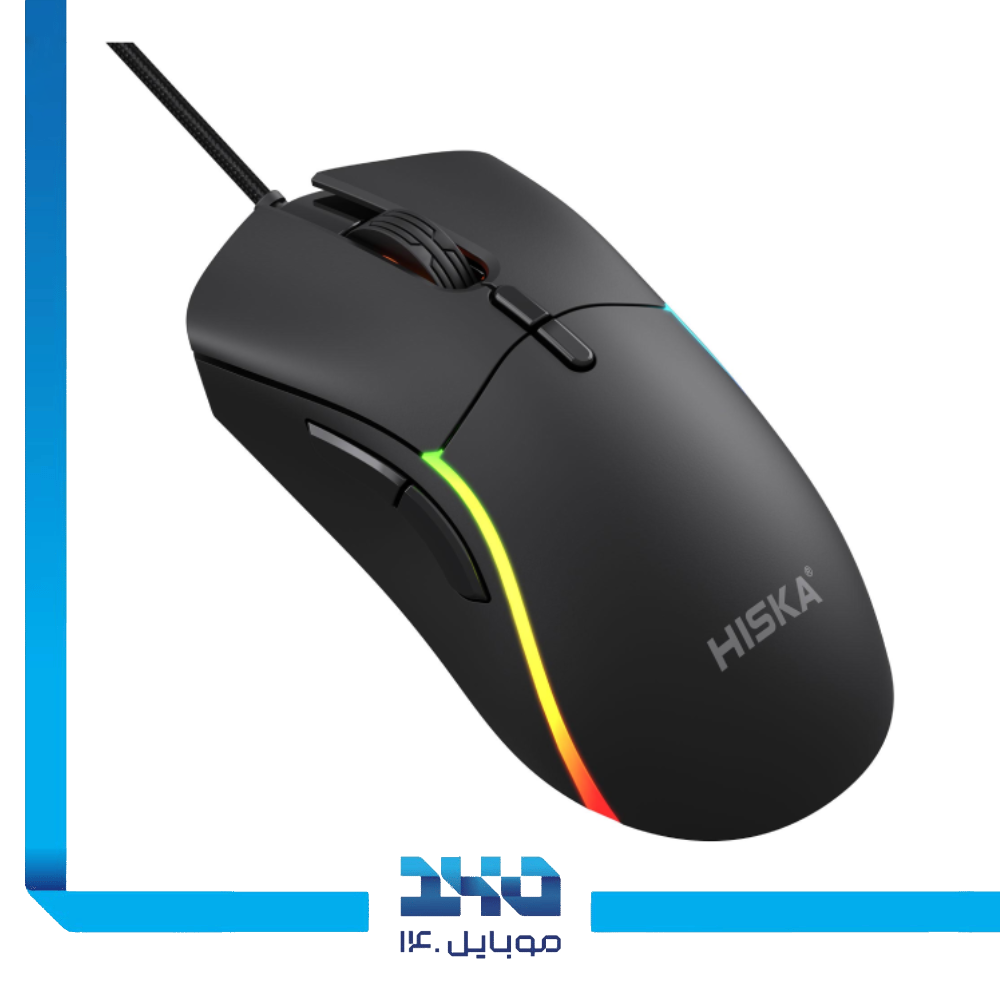 ماوس گیمینگ هیسکا مدل HX-MOG340