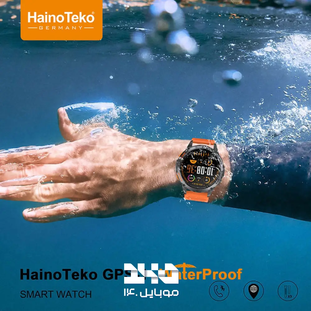 ساعت هوشمند ضد ضربه هاینو تکو مدل GPS-1