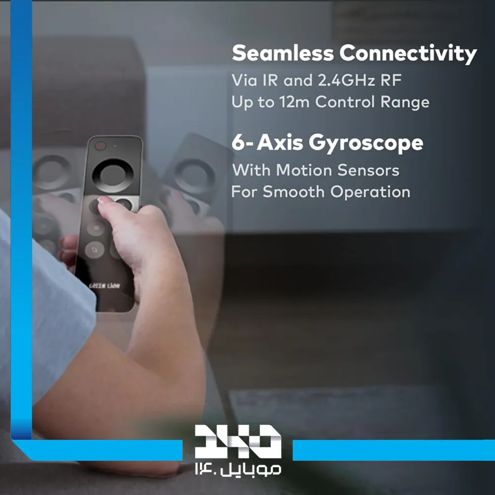 ریموت کنترل و کیبورد 4 کاره گرین لاین مدل GN4INWRMTBK