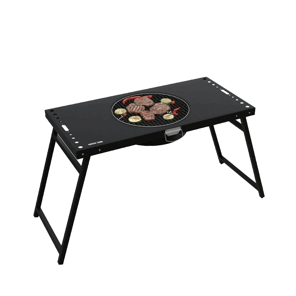 باربیکیو ذغالی کمپینگ گرین لاین مدل Portable BBQ Table