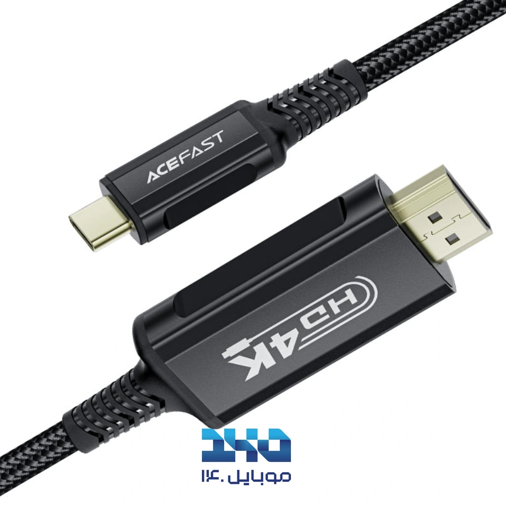 کابل تبدیل تایپ سی به HDMI ایس فست مدل C1-10 طول 1.8 متر